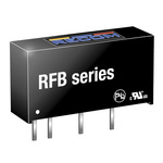 Recom RFMM DC-DC Converter, 5V dc/ 200mA Output, 4.5 → 5.5 V dc Input, 1W, Through Hole, +85°C Max Temp -40°C
