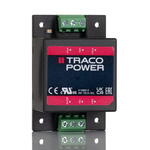 TRACOPOWER TMDC 06 DC-DC Converter, 5.1V dc/ 1.2A Output, 9 → 36 V dc Input, 6W, Chassis Mount, +80°C Max Temp