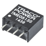 TRACOPOWER TME DC-DC Converter, 15V dc/ 65mA Output, 4.5 → 5.5 V dc Input, 1W, Through Hole, +85°C Max Temp