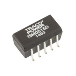 TRACOPOWER TSM DC-DC Converter, ±15V dc/ ±30mA Output, 4.5 → 5.5 V dc Input, 1W, Surface Mount, +85°C Max Temp