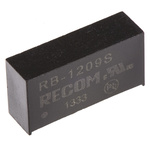 Recom RB DC-DC Converter, 9V dc/ 111mA Output, 10.8 → 13.2 V dc Input, 1W, Through Hole, +85°C Max Temp -40°C