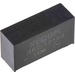 Recom RKZ DC-DC Converter, 15V dc/ 132mA Output, 10.8 → 13.2 V dc Input, 2W, Through Hole, +85°C Max Temp -40°C