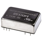 Recom REC10/M DC-DC Converter, ±12V dc/ ±416mA Output, 18 → 36 V dc Input, 10W, Through Hole, +75°C Max Temp
