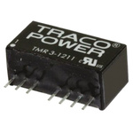 TRACOPOWER TMR 3HI DC-DC Converter, ±15V dc/ ±100mA Output, 4.5 → 9 V dc Input, 3W, Through Hole, +85°C Max Temp