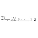 Omron Cable for Use with Servo Motor, 3m Length, 400 → 5500 W, 400 V