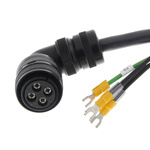 Omron Cable for Use with 400 V Servomotors R88M-, 15m Length
