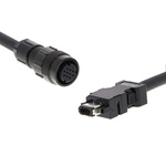 Omron 1S Series Encoder Cable for Use with Servo Motor, 1.5m Length, 400 → 15000 W, 230 → 400 V