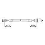 SMC Cable for Use with CN2 Series, 2m Length