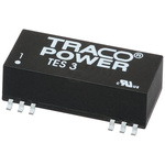 TRACOPOWER TES 3 DC-DC Converter, ±15V dc/ ±100mA Output, 9 → 18 V dc Input, 3W, Surface Mount, +85°C Max Temp