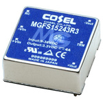 Cosel MGS DC-DC Converter, 12V dc/ 1.3A Output, 9 → 18 V dc Input, 15.6W, PCB Mount, +85°C Max Temp -40°C Min