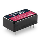 TRACOPOWER TEL 10WI DC-DC Converter, ±15V dc/ ±333mA Output, 18 → 75 V dc Input, 10W, Through Hole, +88°C Max