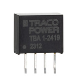 TRACOPOWER TBA 1 DC-DC Converter, 9V dc/ 110mA Output, 21.6 → 26.4 V dc Input, 1W, Through Hole, +95°C Max Temp