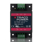 TRACOPOWER TMDC 06 DC-DC Converter, 12V dc/ 500mA Output, 9 → 36 V dc Input, 6W, Chassis Mount, +80°C Max Temp