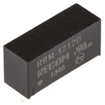 Recom RBM DC-DC Converter, ±12V dc/ ±41mA Output, 10.8 → 13.2 V dc Input, 1W, Through Hole, +85°C Max Temp -40°C