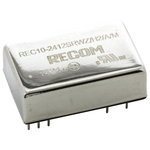Recom REC10/M DC-DC Converter, 12V dc/ 833mA Output, 9 → 36 V dc Input, 10W, Through Hole, +65°C Max Temp -40°C