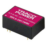 TRACOPOWER TEN 6WIN HI DC-DC Converter, ±15V dc/ ±200mA Output, 9 → 36 V dc Input, 6W, Through Hole, +85°C Max