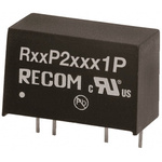 Recom R12P DC-DC Converter, ±12V dc/ ±85mA Output, 10.8 → 13.2 V dc Input, 2W, Through Hole, +90°C Max Temp