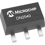 N-Channel MOSFET, 170 mA, 400 V Depletion, 3-Pin TO-243AA Microchip DN2540N8-G