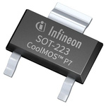 N-Channel MOSFET, 3 A, 700 V, 3-Pin SOT-223 Infineon IPN70R2K0P7SATMA1