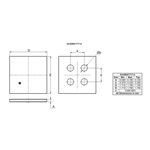 N-Channel MOSFET X4-DSN1717-4 Diodes Inc DMN2009UCA4-7