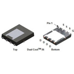MOSFET, 313 A, 40 V, 8-Pin DFN ON Semiconductor NVMFSC0D9N04C