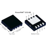 N-Channel MOSFET, 162 A, 30 V, 8-Pin PowerPAK 1212-8S Vishay SiSS52DN-T1-GE3