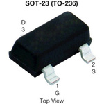 N-Channel MOSFET, 8 A, 40 V, 3-Pin SOT-23 Vishay SQ2318BES-T1_GE3