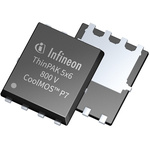 N-Channel MOSFET, 7 A, 800 V, 5-Pin ThinPAK 5 x 6 Infineon IPLK80R750P7ATMA1