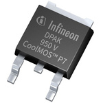 N-Channel MOSFET, 14 A, 950 V, 3-Pin DPAK Infineon IPD95R450P7ATMA1