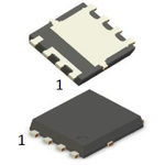 N-Channel MOSFET Transistor, 100 A, 40 V, 8-Pin SuperSO8 5 x 6 Infineon IAUC100N04S6L025ATMA1
