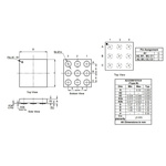 P-Channel MOSFET, 5.2 A, 20 V X2-DSN1515-9 Diodes Inc DMP2541UCP9-7