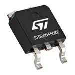 N-Channel MOSFET, 10 A, 800 V Tape and Reel STMicroelectronics STD80N450K6