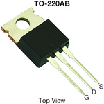 N-Channel MOSFET, 150 A, 80 V, 3-Pin TO-220AB Vishay SUP60020E-GE3