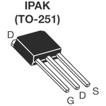 N-Channel MOSFET, 4.4 A, 800 V, 3-Pin IPAK Vishay SIHU5N80AE-GE3