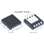 N-Channel MOSFET, 80 A, 25 V, 8-Pin 1212 Vishay Siliconix SiSS02DN-T1-GE3