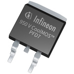 N-Channel MOSFET, 13.3 A, 950 V, 3-Pin D2PAK Infineon IPB95R450PFD7ATMA1