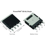 N-Channel MOSFET, 46 A, 80 V, 4-Pin PowerPAK SO-8L Vishay SQJA81EP-T1_GE3