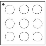 P-Channel MOSFET, 9.8 A, 13.2 A, 8 V, 9-Pin UWLB1515 Diodes Inc DMP1007UCB9-7