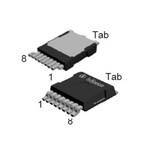 N-Channel MOSFET, 165 A, 80 V, 8-Pin PG HSOG-8 (TOLG) Infineon IAUS165N08S5N029ATMA1