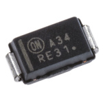 onsemi 40V 3A, Schottky Diode, 2-Pin DO-214AC MBRA340T3G