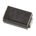 onsemi 200V 1A, Rectifier Diode, 2-Pin DO-214AC ES1D