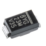 Vishay 1000V 1.5A, Ultrafast Rectifiers Diode, 2-Pin DO-214AC BYG23M-E3/TR