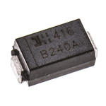 Diodes Inc 40V 2A, Schottky Diode, 2-Pin DO-214AC B240A-13-F