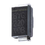 Vishay 200V 2A, Ultrafast Rectifiers Diode, 2-Pin DO-214AC BYG22D-E3/TR3