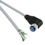 TE Connectivity Right Angle M12 to Unterminated Cable assembly, 5 Core 1.5m Cable