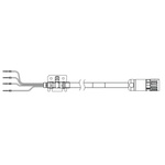 Omron Cable for Use with Servo Motor, 15m Length, 400 → 7500 W, 400 V