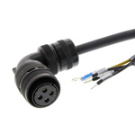Omron Cable for Use with Servo Motor, 1.5m Length, 900 → 1500 W, 1-Phase, 200 V