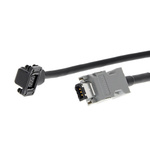 Omron Cable for Use with Servo Motor, 3m Length, 50 → 750 W