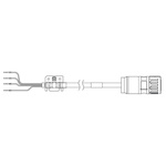 Omron Cable for Use with 400 V Servomotors R88M-, 3m Length