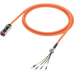 Siemens Cable for Use with SINAMICS V90, 10m Length, 30 V